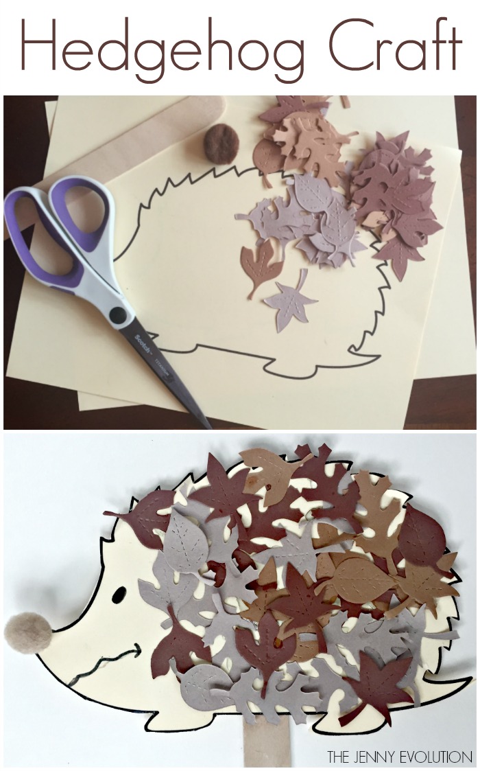 Hedgehog Craft for Kids - Paper Craft for Children