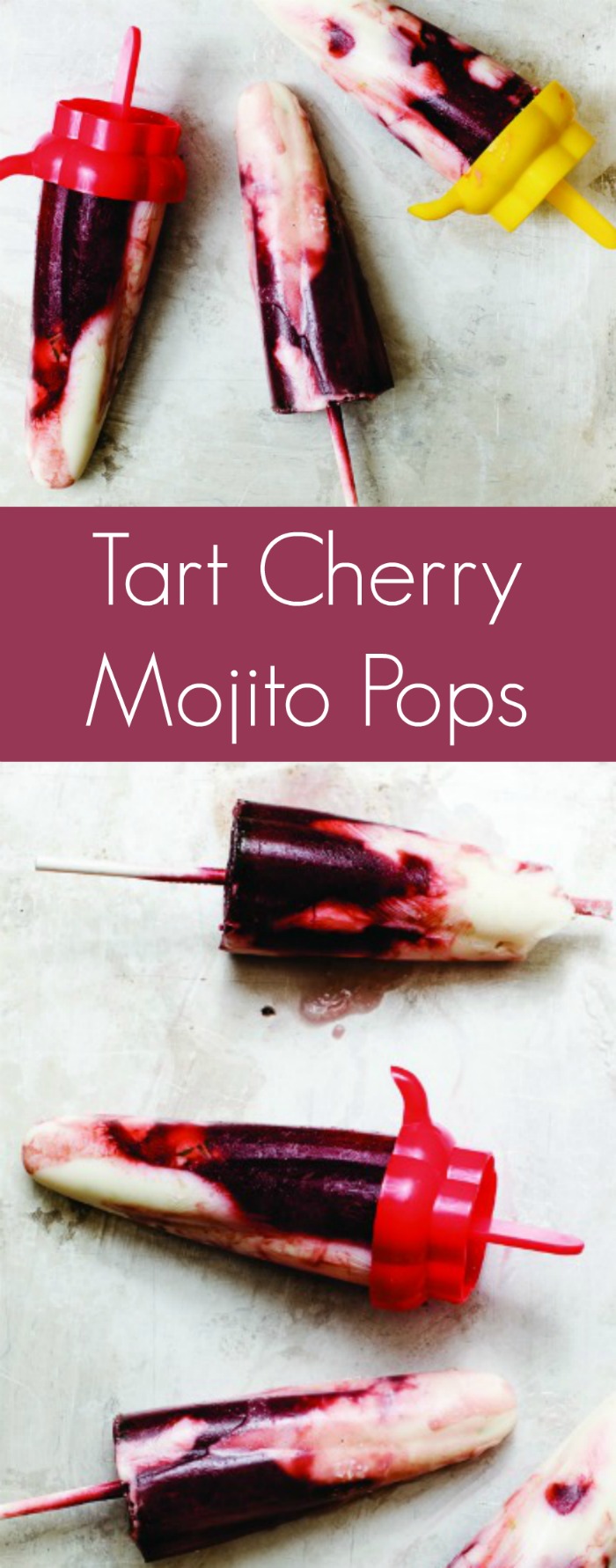 Tart Cherry Mojito Popsicles Recipe (Alcohol Optional!)