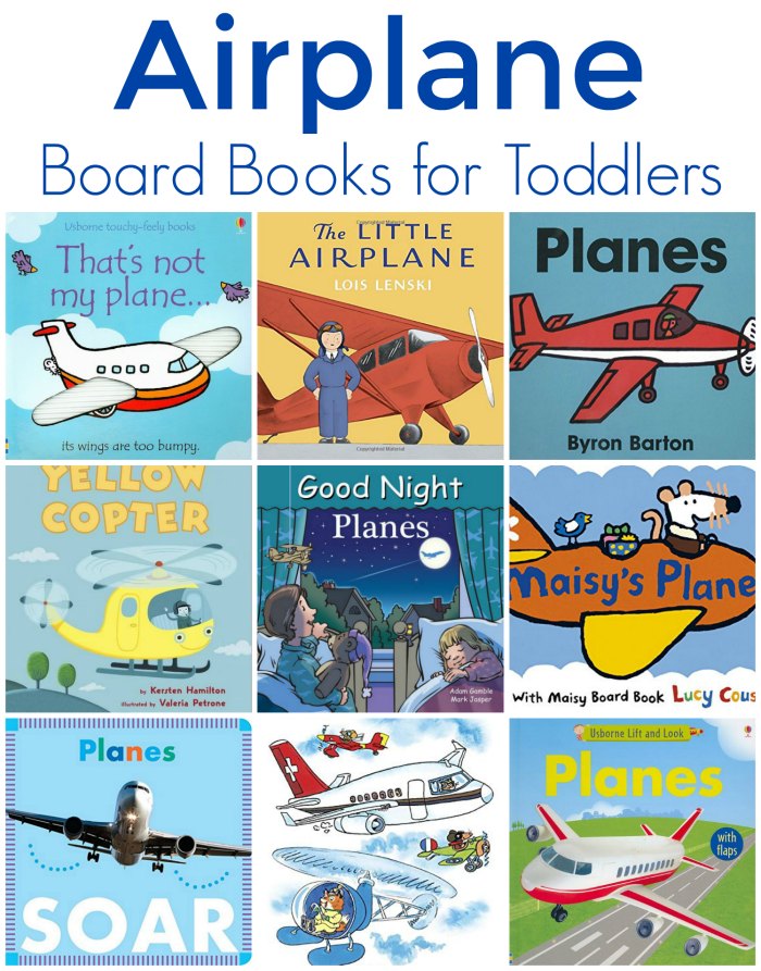 Airplane Board Books for Toddlers + Aviation Study Unit Activities