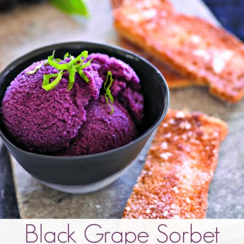 Black Grape Sorbet