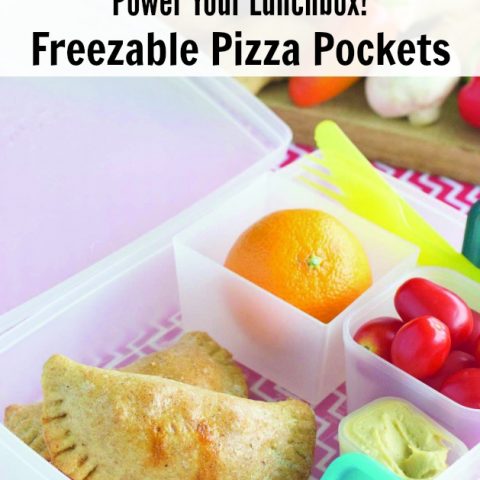 Power your Lunchbox! Freezable Pizza Pockets Recipe