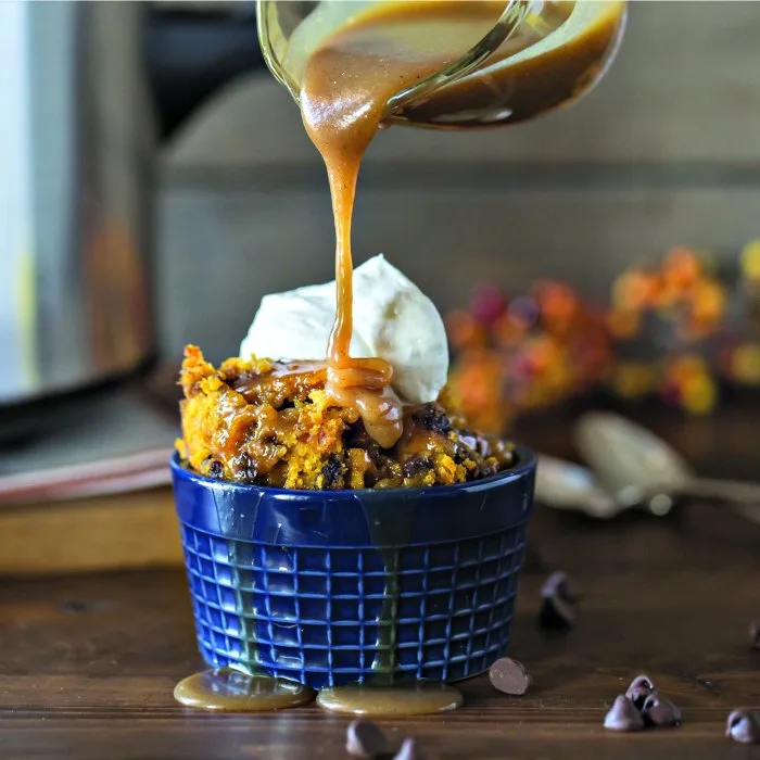 Image for Slow Cooker Cake! Pumpkin with Caramel Sauce