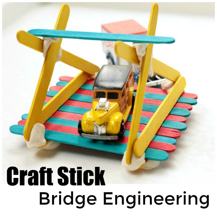 craft stick bridge