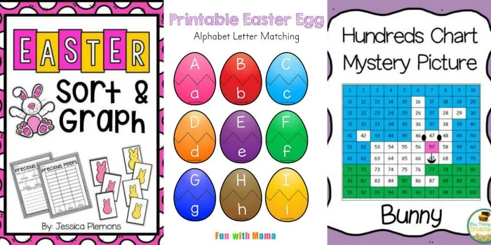 Image for Free Printable Easter Worksheets and Activities