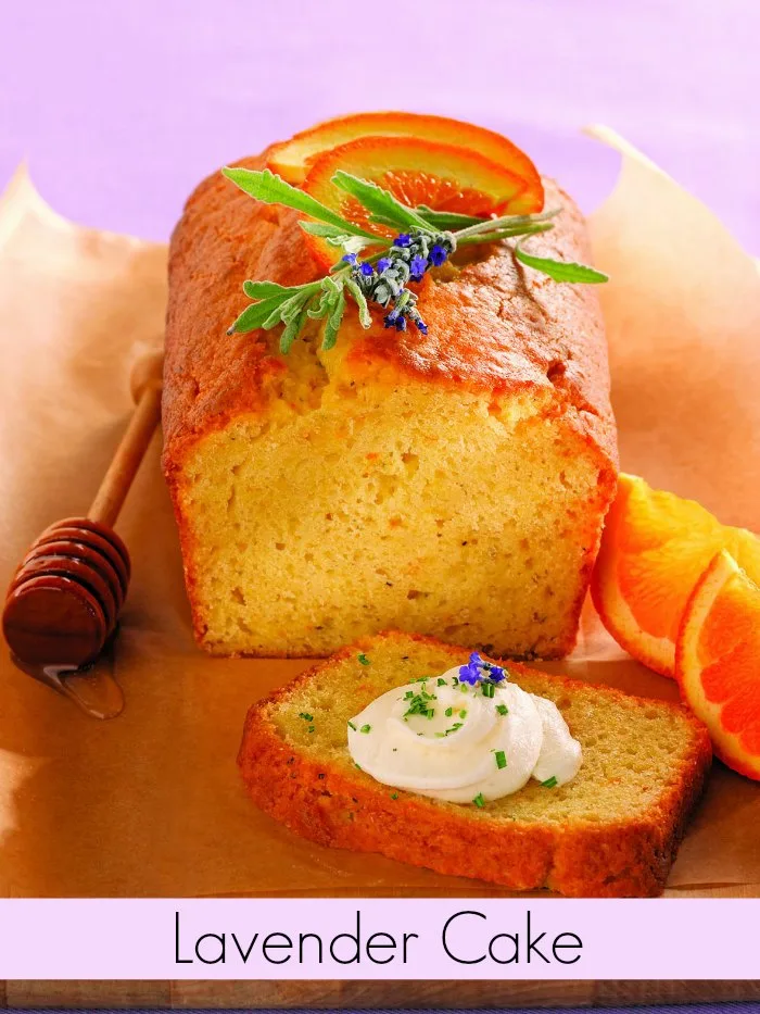Image for Lavender Cake with Honeyed Ricotta