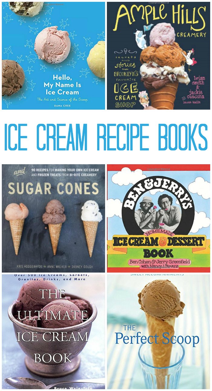Ice cream recipe books