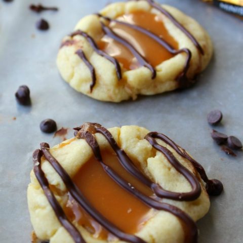 Thumbprint Twix Cookies Recipe