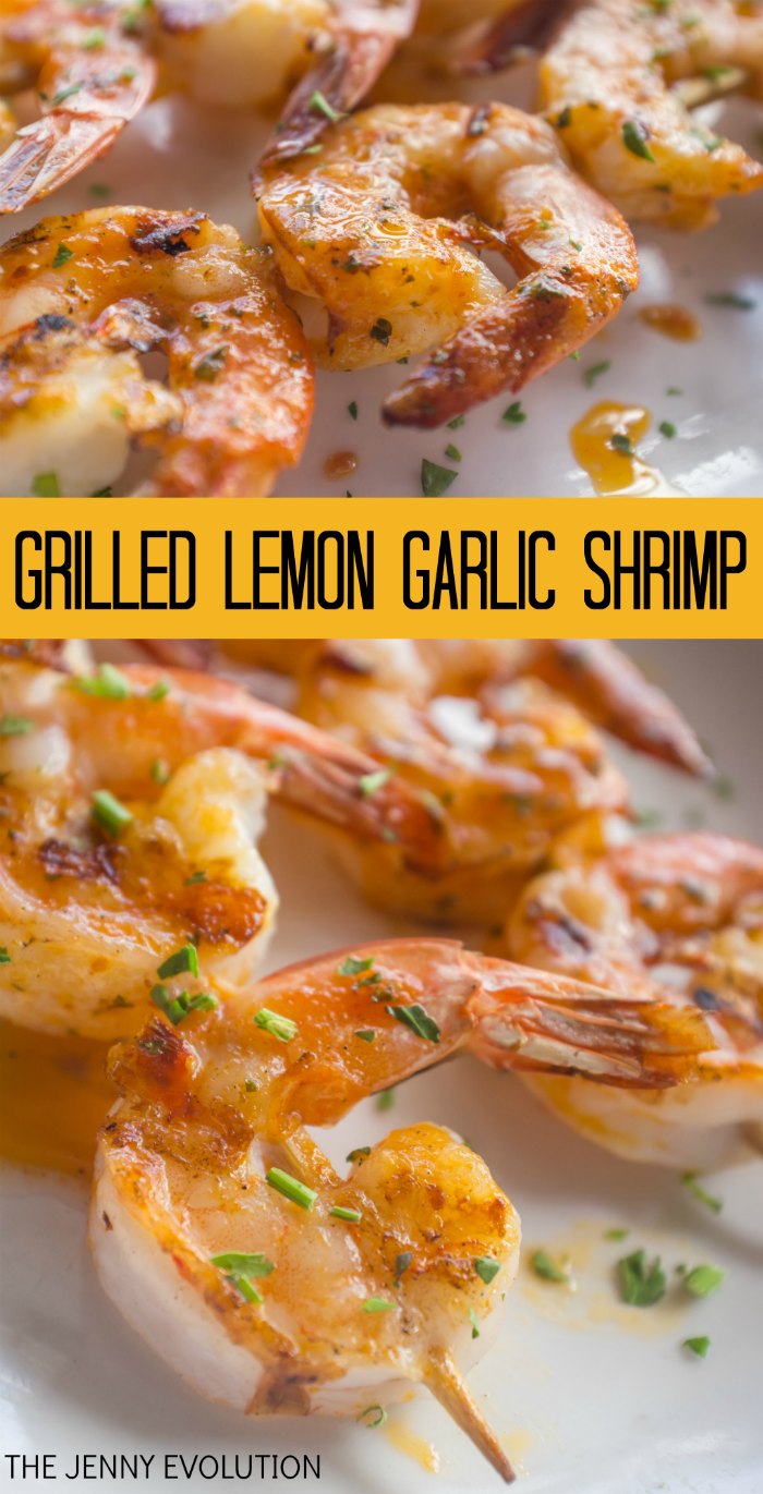 Grilled Lemon Garlic Shrimp Recipe - Perfect kabobs for the summer! | Mommy Evolution
