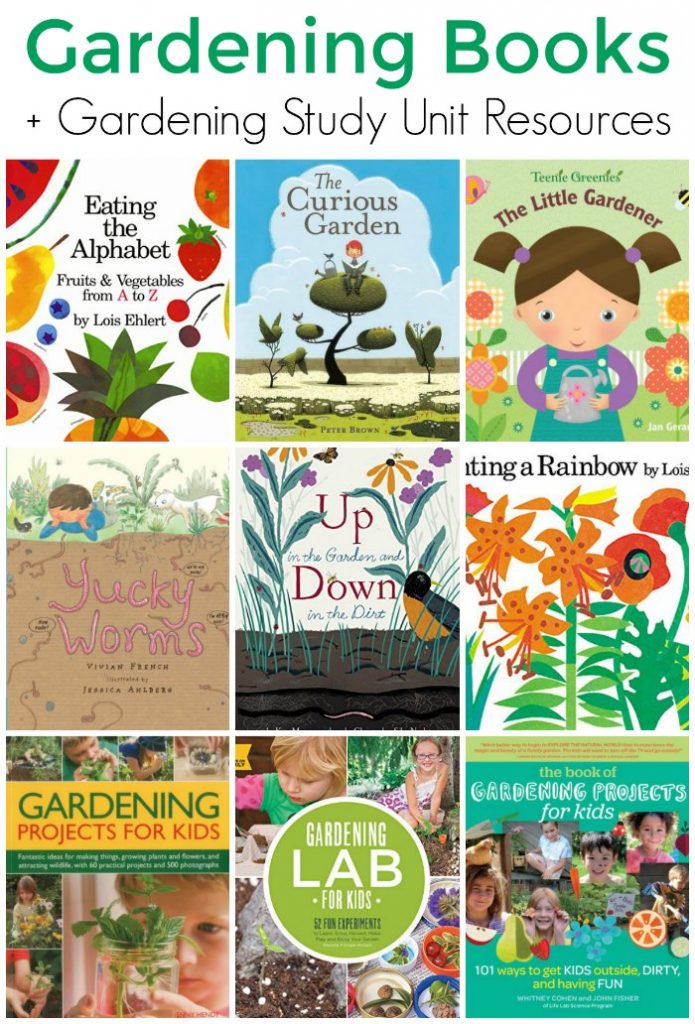 Teaching children how their food makes it to their table always makes me think of these wonderful gardening books for kids.