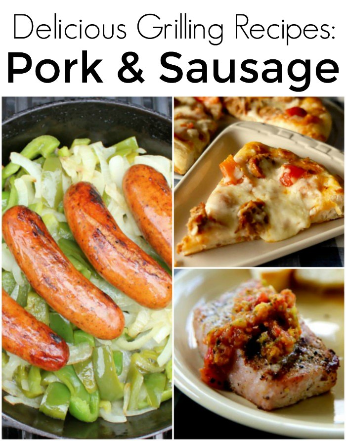 Delicious Pork and Sausage Grilling Recipes: 50 Backyard BBQ Recipes - Perfect Grilling Recipes for your next dinner, picnic or backyard gathering | Mommy Evolution