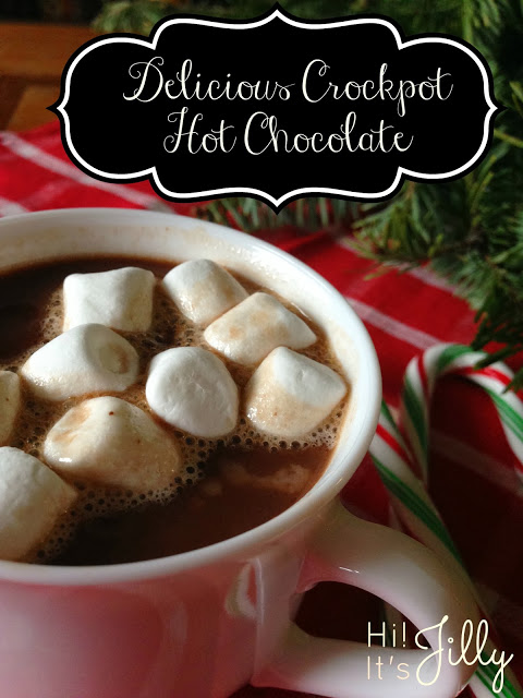 Delicious Crockpot Hot Chocolate Recipe | Hi! It's Jilly