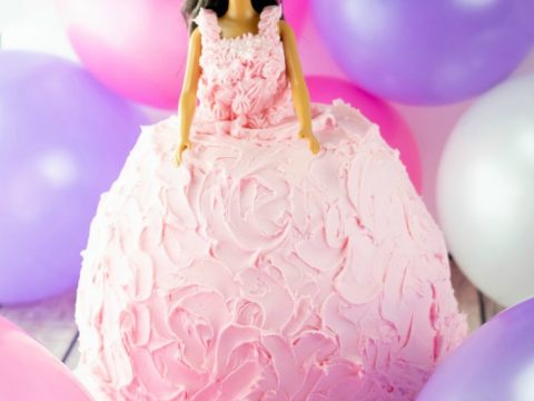 Princess Doll Birthday Cake