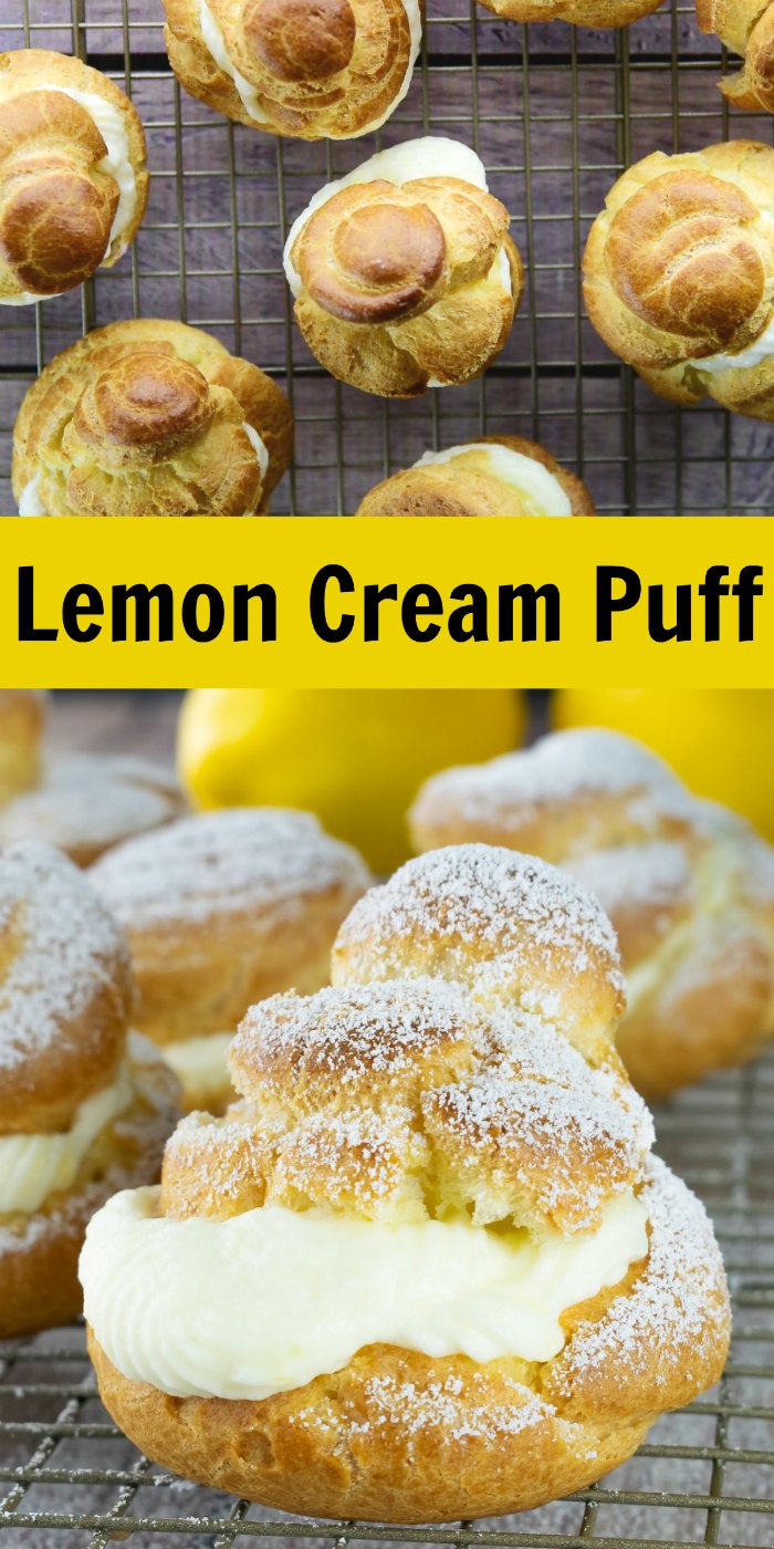 Lemon Cream Puffs Recipe