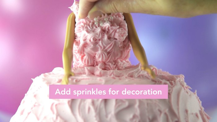 add sprinkles for decoration