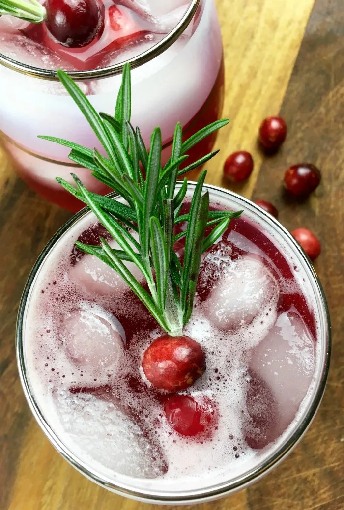 Image for Cinnamon and Cumin-Infused Cranberry Spritzer Cocktail