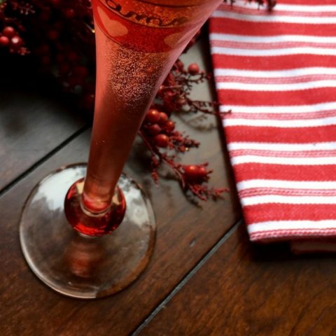 Sparkling Vodka Pomegranate Cocktail