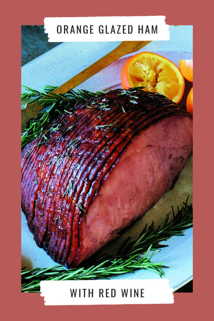 Elevate your holiday brunch with an Orange Glazed Ham with a Red Wine Twist as the centerpiece for your table. 

This recipe takes a classic glazed ham to the next level with a zesty and sweet orange glaze infused with a hint of red wine, creating a dish that is sure to delight your taste buds and impress your guests.
