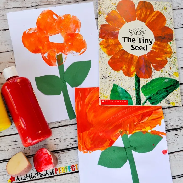 Image for Flower Potato Stamping Craft