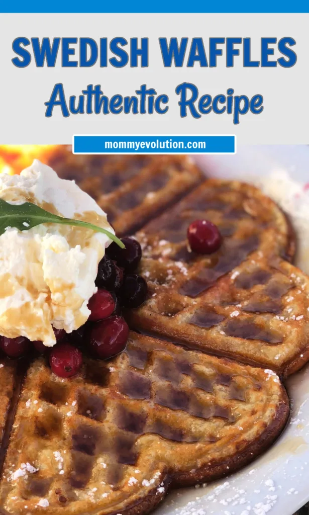 Tender, golden, and delightfully crisp on the outside, while remaining soft and fluffy on the inside - this Authentic Swedish Waffles Recipe creates the perfect balance of textures.

Traditionally enjoyed with a dollop of lingonberry jam or a dusting of powdered sugar, these waffles are a versatile canvas for your favorite toppings.