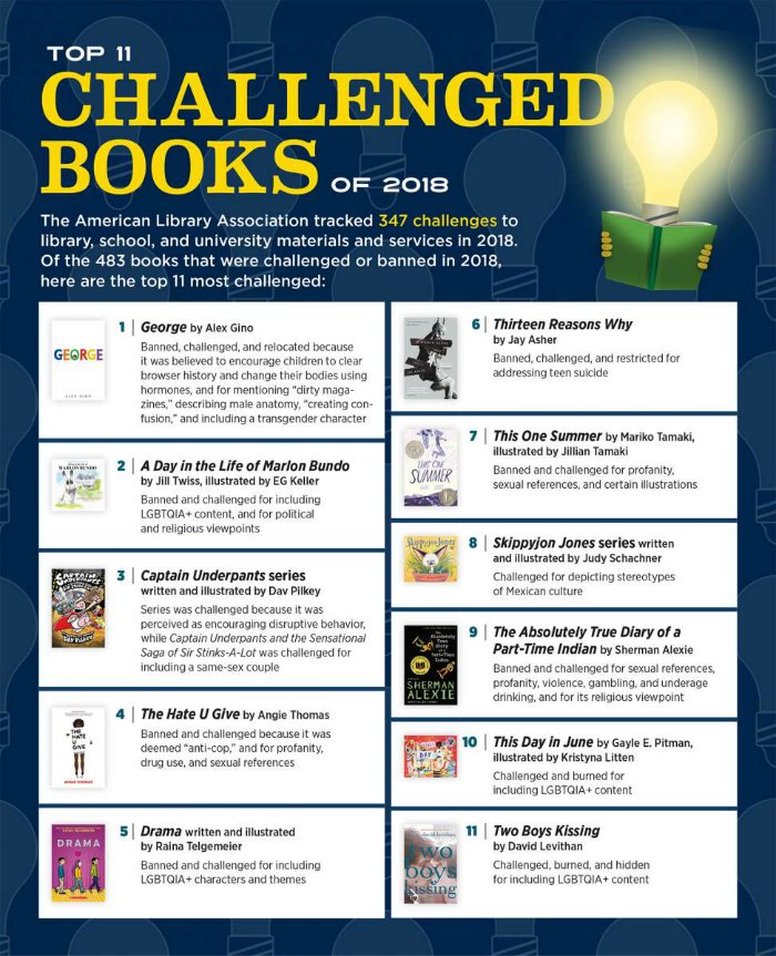 Top Challenged and Banned Books of the Year | Mommy Evolution