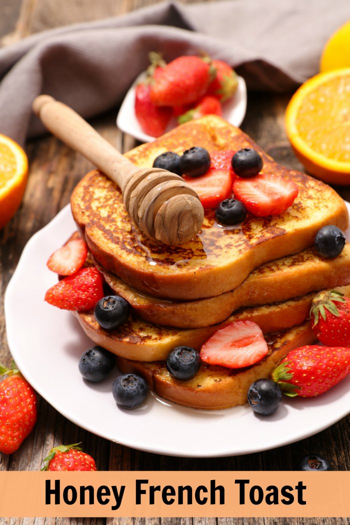 Leches Honey French Toast