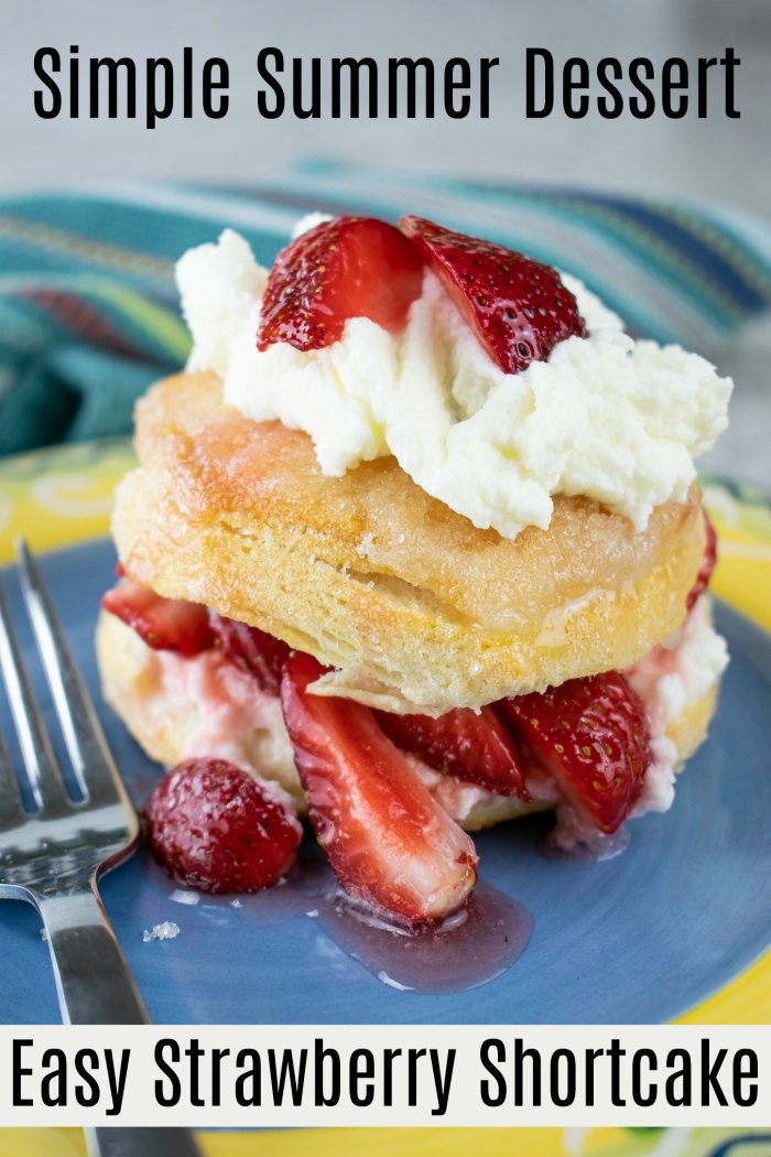 Easy strawberry shortcake recipe