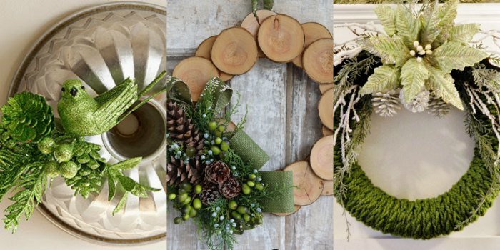 35 DIY Inspiring Unique Christmas Wreaths