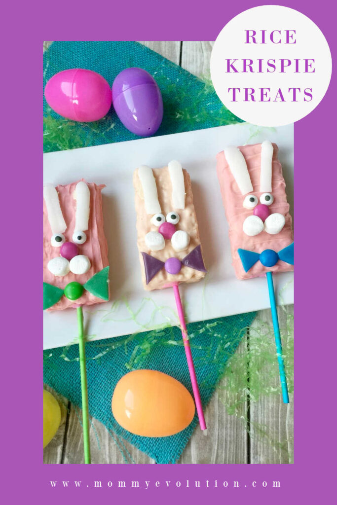 Want to make an impression this Easter? Make these bunny Easter Rice Krispie Treats!

Served up on a stick, bunny Easter rice krispie treats eat like a pop treat and will become an annual favorite.