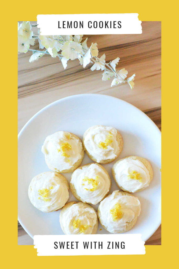 Jump into happy, sunny days with this lemon cookies recipe  - the perfect combo of sweet and slight zing that will wake up and delight your taste buds.