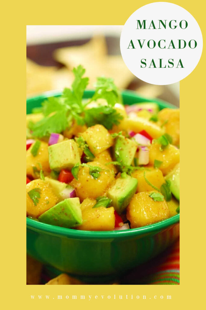 Avocado Mango Salsa is a delicious and refreshing combination of creamy avocado and juicy, sweet mango. 
This salsa is perfect as a dip, topping or side dish and can be paired with a variety of dishes such as tacos, grilled meats or chips.