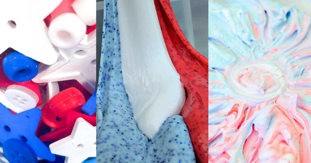 These patriotic sensory activities combine red, white and blue fun with hands-on exploration, giving kids an engaging way to celebrate while building important developmental skills.