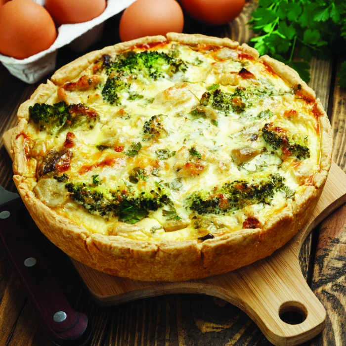Image for Easy Broccoli Bacon Breakfast Quiche