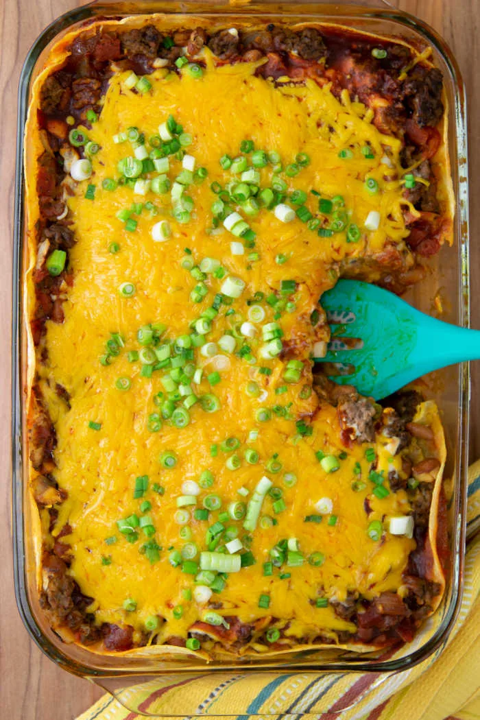 Easy Beef Enchilada Casserole (with Video)
