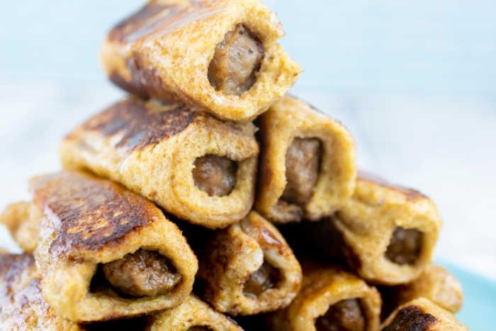 Sausage French Toast Roll-Ups [with Video]