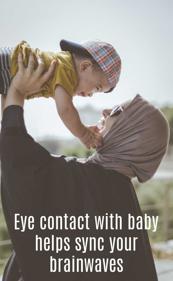 Eye contact with your baby helps synchronize brainwaves