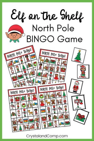 Image for Elf on the Shelf Printable Bingo Cards