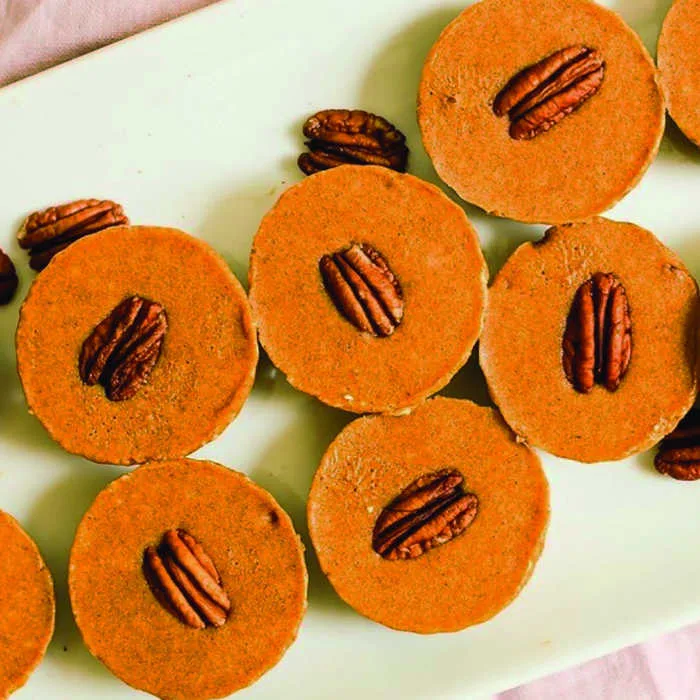 Image for No Bake Pumpkin Pie Bites with Pecans