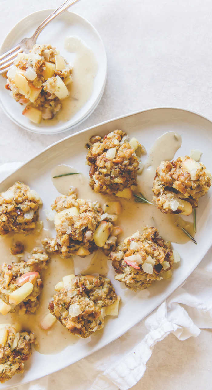 Apple Stuffing Bites! An awesome appetizer for the holidays