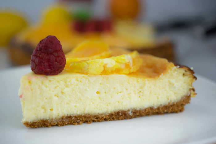 Lemon Cheese cake with unforgettable fruity flavor