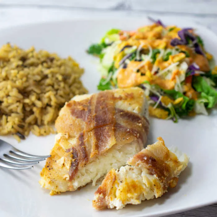 Image for Easy Bacon Wrapped Halibut