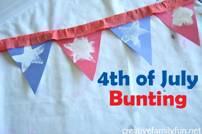 Image for 4th of July Bunting Kids Craft