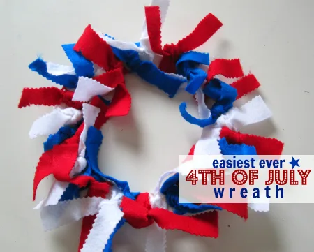Image for Super Easy 4th of July Wreath