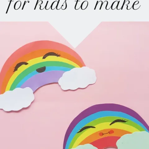 Image for Paper rainbow craft for kids to make