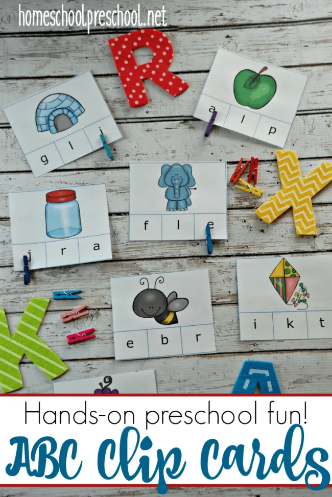 Image for Teaching Initial Sounds with Printable Alphabet Clip Cards