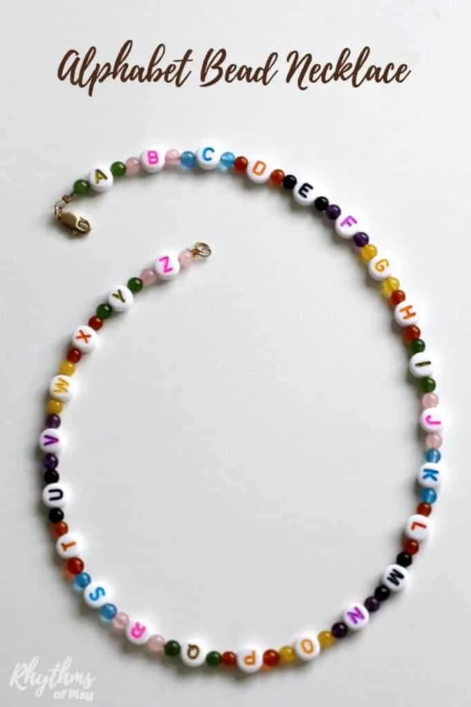 Image for Alphabet Bead Necklace Craft for Kids