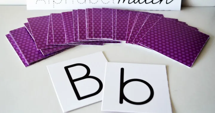 Image for Free Printable Alphabet Match Game