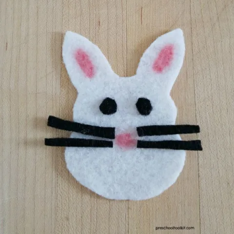 Image for Cutest Bunny Fridge Magnet Spring Craft for Kids