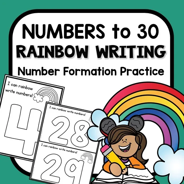 Image for Number Rainbow Writing