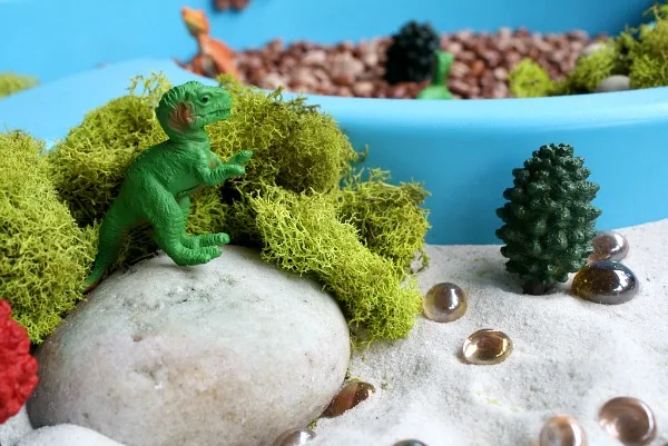 Image for Dinosaur Sensory Bin Small World Play for Toddlers and Preschoolers