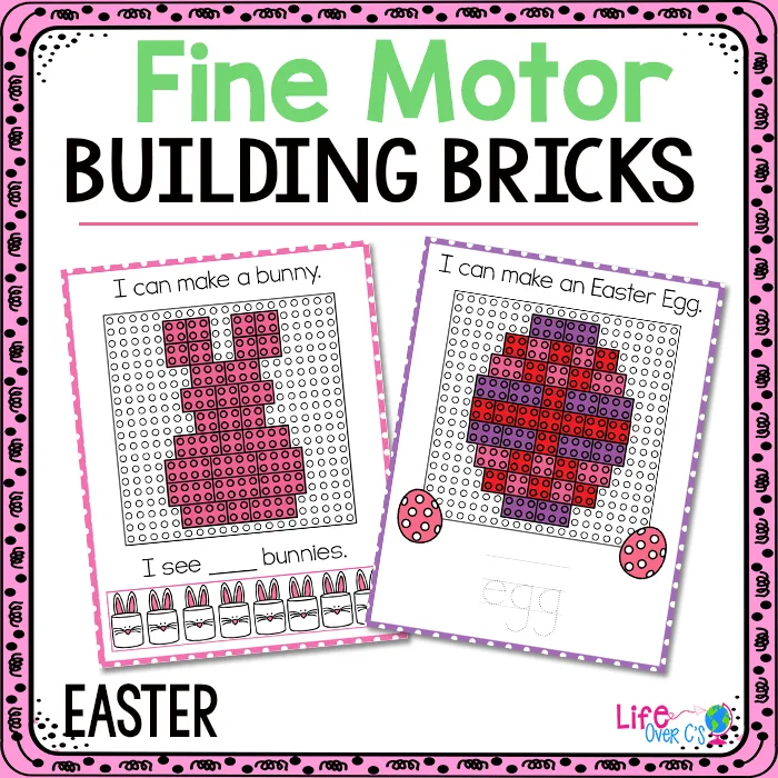 Image for Fine Motor Mats for Easter | Building Bricks
